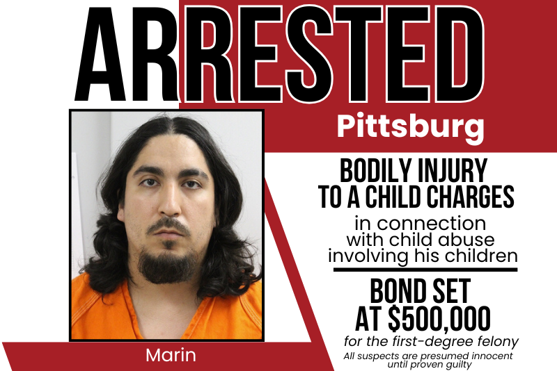 Pittsburg father arrested for bodily injury to his children